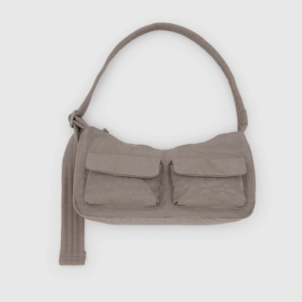 baggu cargo shoulder bag in dove