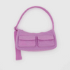 baggu cargo shoulder bag in peony pink