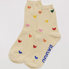 baggu crew socks hearts