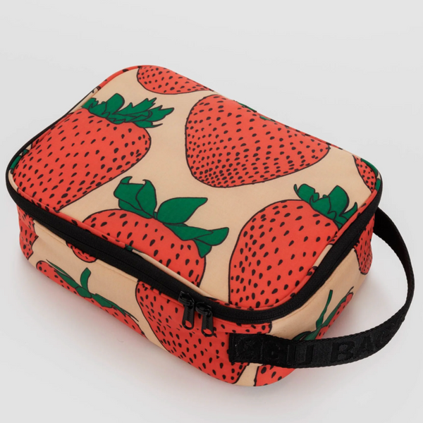 baggu lunch box strawberry print